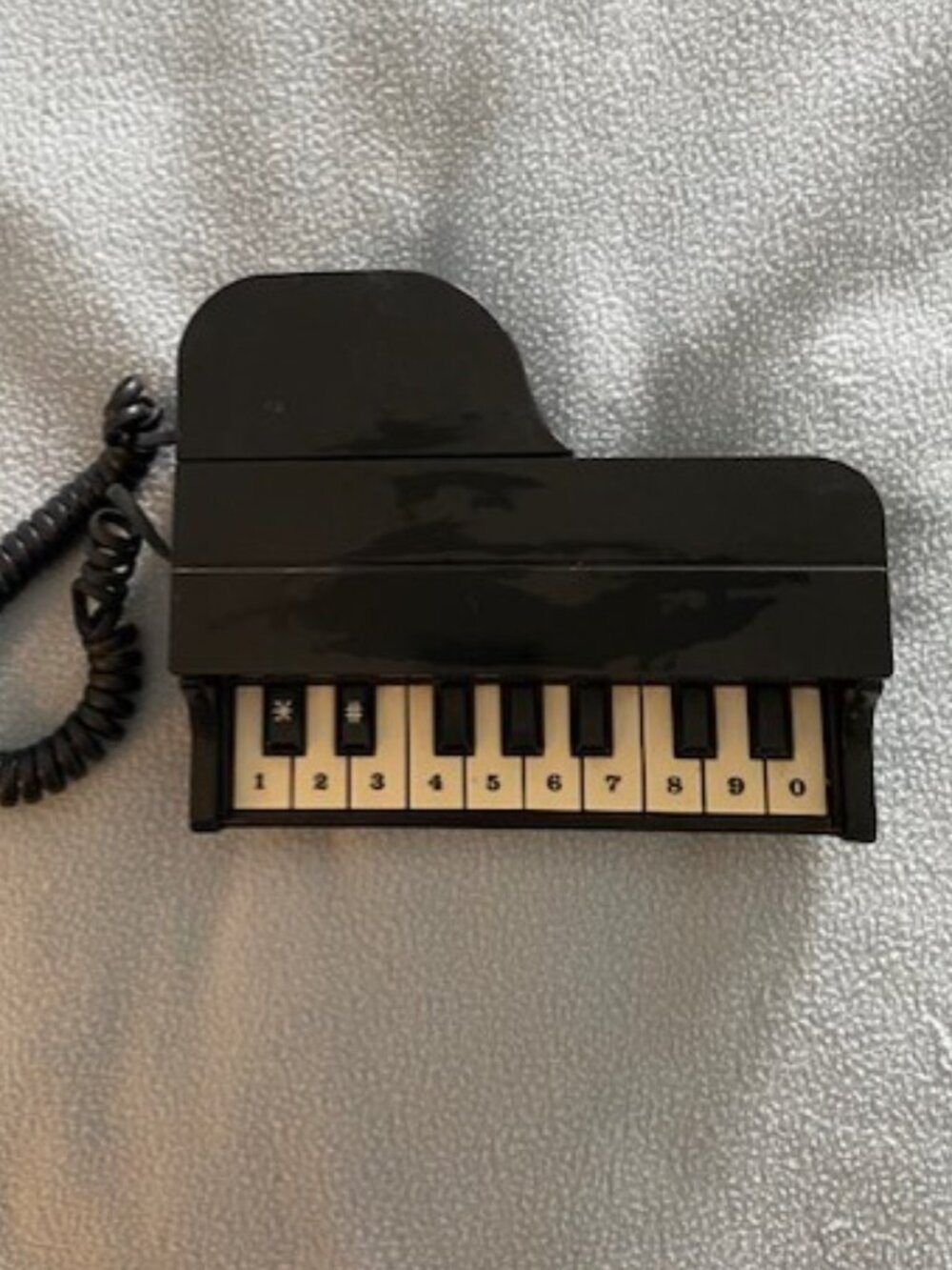 Vintage Columbia Baby Grand Piano Telephone Model PN-10 Retro 80s Phone